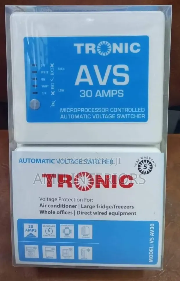 Tronic AVS 30 Amps Automatic Voltage Switcher - 1