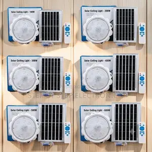 Uuzaji wa Ziada: Taa za Dari za Solar za LED Zenye Mwangaza (100W, 200W, 500W)
