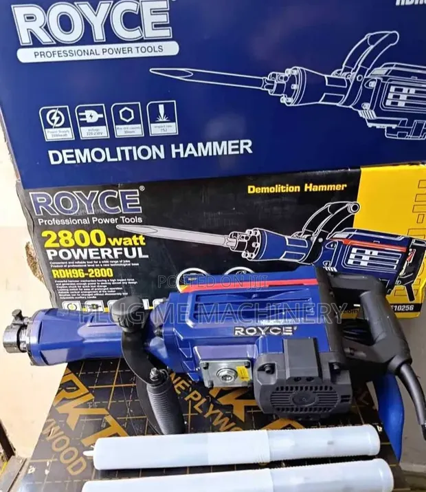 Royce 2800W Hammer Drill / Demolition Drill - 1