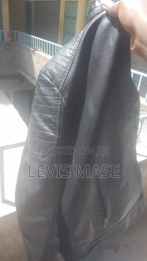 A&D Black Leather Jacket - XL