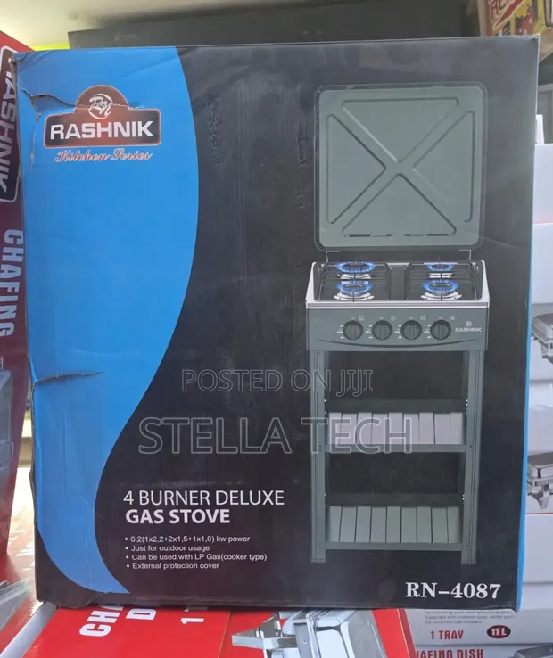 Rashnik 4 Burner Deluxe Gas Stove - 1