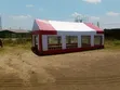 Quality 100-Seater Flat Roof Tent for Sale - 1