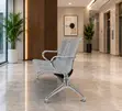 2-Link Metallic Bench with Armrest - 4