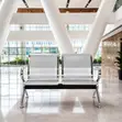 2-Link Metallic Bench with Armrest - 5
