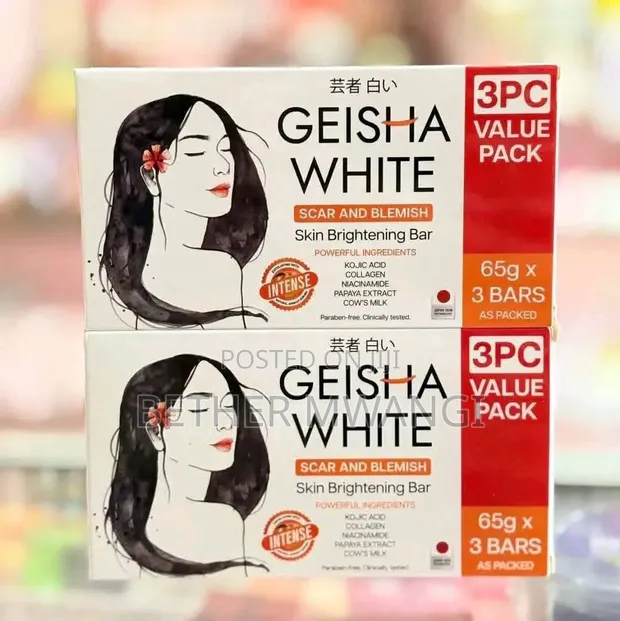 Geisha White Skin Brightening Bar (3PC Value Pack) - 1