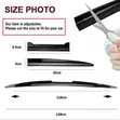 Flexible Car Rubber Rear Boot Spoiler - 2