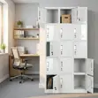15-Locker Metallic Gym Changing Locker Cabinet - 4