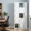 15-Locker Metallic Gym Changing Locker Cabinet - 5