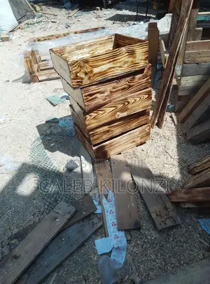 Durable Rustic Wooden Crate