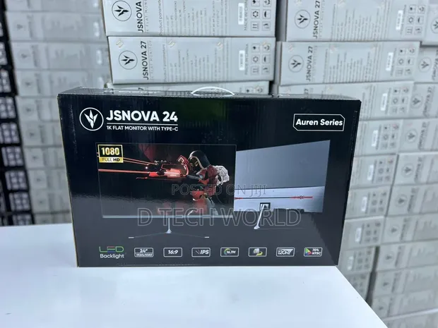 Jsnova 24" FHD IPS USB-C 120Hz Monitor - 1