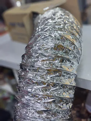 8" Flexible Duct (Isiyo na Insulation na Iliyo na Insulation)