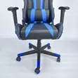 Leather High Back Gamer Chair - Blue - 1