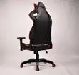 Leather High Back Gamer Chair - Blue - 4