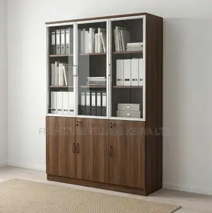 3-Door Lockable Executive Office Storage Cabinet