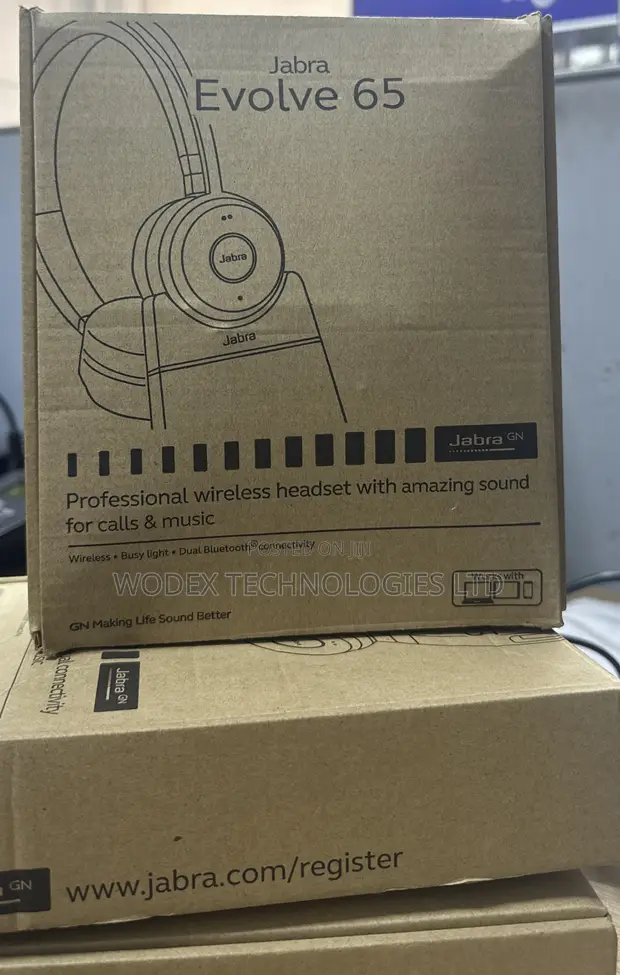 Jabra Evolve 65 Stereo UC Headset - 1