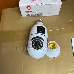 V380 Pro 360° Wireless Bulb Camera - Dual Lens Smart CCTV