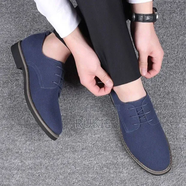 Oxford Men's Suede Shoes - 1