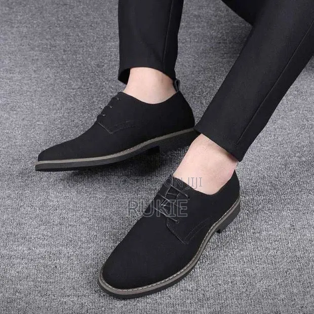 Oxford Suede Shoes - Men's - 1