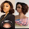 Human 4x4 Closure Wig - Body Wave - 2