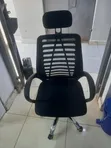 Brand New Black Office Chair with Headrest - 1