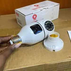 V380 Pro Dual Lens PTZ WiFi Bulb Camera