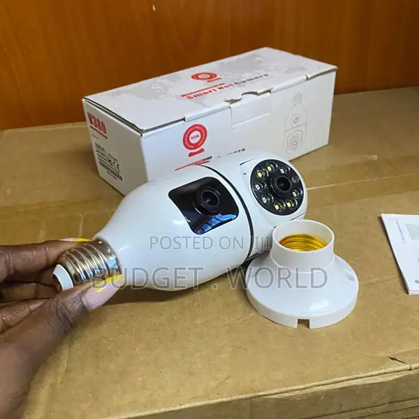 Kamera ya Bulb ya PTZ WiFi yenye Lens Mbili Zinazoonekana Wazi - V380 Pro - 1