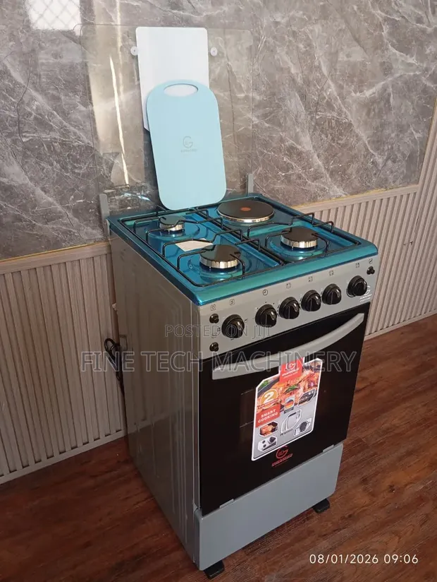 Eurochef 3 Gas Burner + 1 Electric Cooker - 1