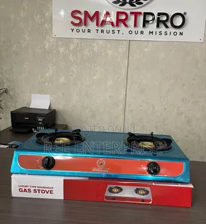 Smartpro Jiko la Meza la Vipuri 2 vya Chuma cha Kutumika