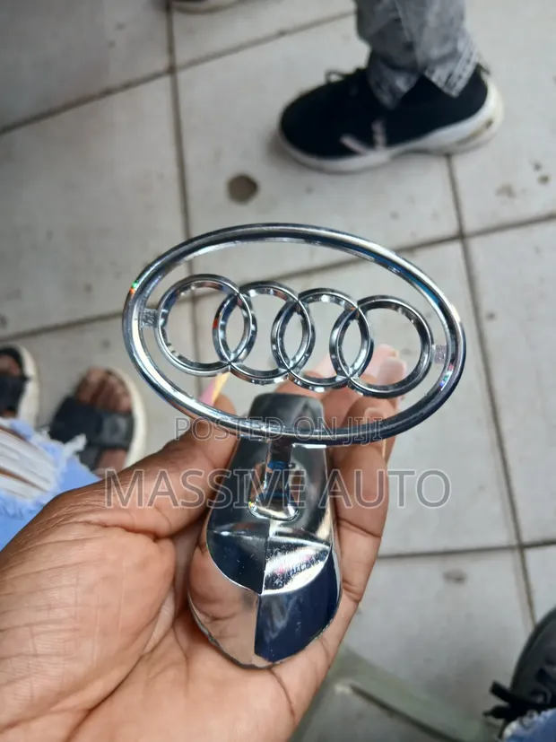 Audi Front Hood Emblem Logo - 1