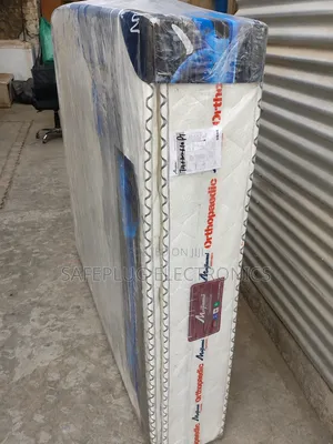 6x6 Orthopedic Spring Mattress - 8 Inch Firm Grey