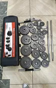 Brand New 50kg Adjustable Dumbbells (Cast Iron) - 2