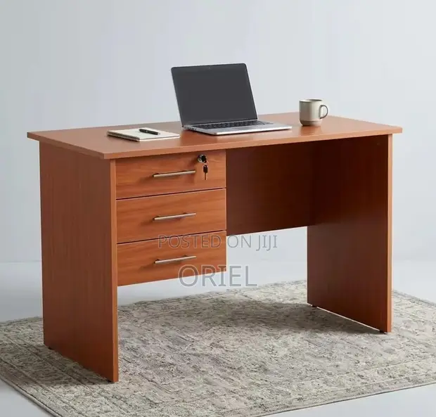 120cm Modern Office Study Desk - Brown - 1