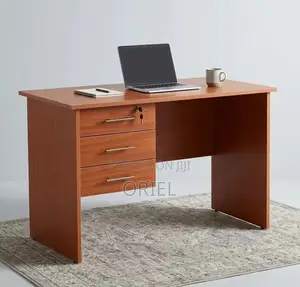 120cm Modern Office Study Desk - Brown