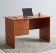 120cm Modern Office Study Desk - Brown - 1