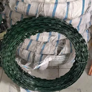 10M Green Galvanised Razor Wire - Usalama wa Heavy-Duty