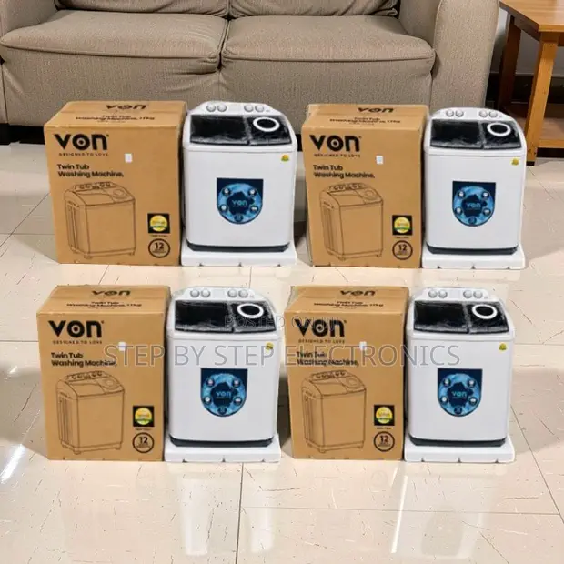 VON 10KG Twin Tub Washing Machine - Factory Price - 1