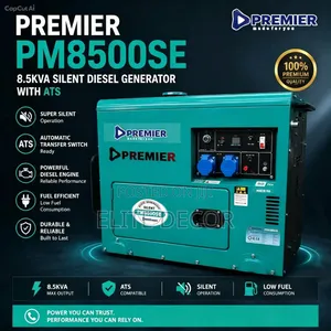 Premier PM8500SE 8.5KVA Dizeli Generatori Kimya na ATS