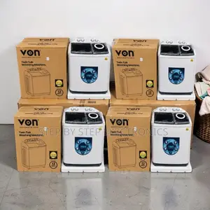 Brand New VON 10KG Twin Tub Washing Machine - Water Efficient