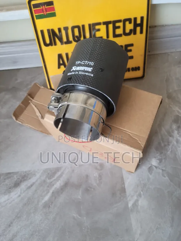 Akrapovic Style Exhaust Tip with LED Light - 1