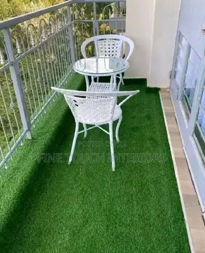 Karamati ya Nyasi Bandia ya Kijani Inayong'aa
