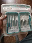 Total 12pcs Flat Wood Drill Bits 1/4" Hex 152mm Spade Bits - 3