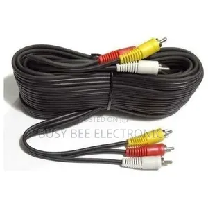 Cable Ndefu ya AV Audio Video Heavy Duty 3RCA