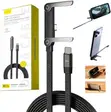 Kebo ya 240W USB-C hadi USB-C yenye Kidhibiti Kisichoonekana - 5