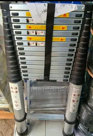 Telescopic Aluminum Ladder 3.8m