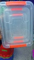 3-Piece Plastic Container Set - 1