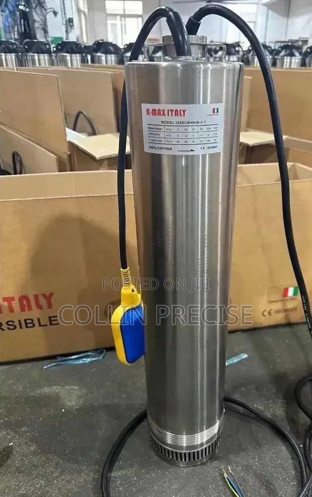 K-Max 1.5HP Submersible Pump with Float Switch - 1