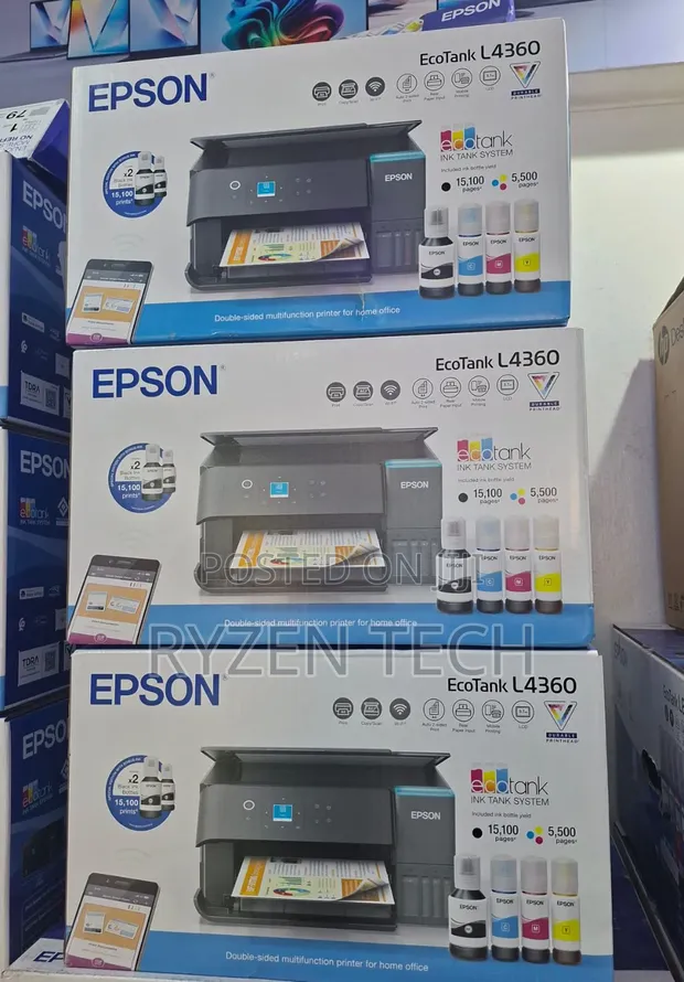 Epson EcoTank L4360 A4 Wi-Fi Duplex All-in-One Ink Printer - 1