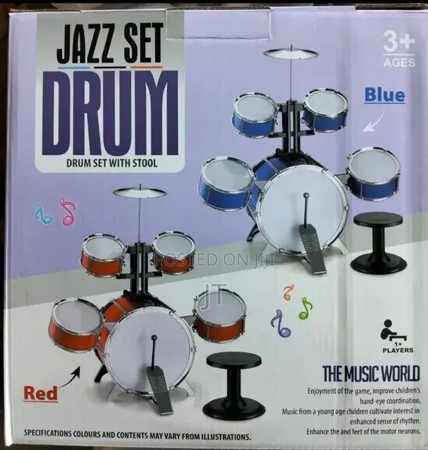 Kids Jazz Drum Set - Brand New - 1