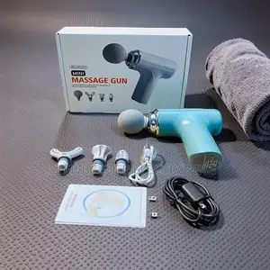 Abs Plastic Body Light Weight USB Charging Massage Gun Massager