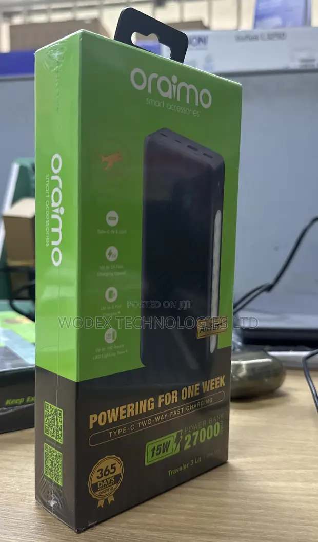 Oraimo Traveler 3 Lit 27000mAh Power Bank (OPB-1270) - 1